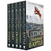 Bernard Cornwell Richard Sharpe Series 11 To 20 - 10 Books  Collection Set(Fury ,Battle ,Company, Enemy, Sword, Revenge, Regiment, Waterloo, Siege & Honour) - The Book Bundle