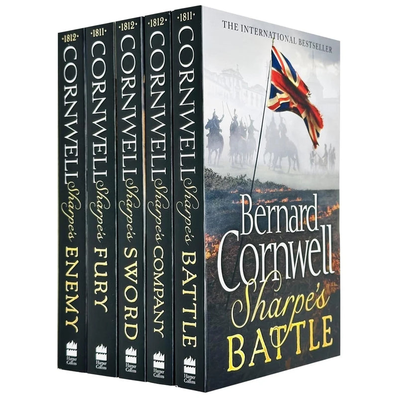 Bernard Cornwell Richard Sharpe Series 11 To 20 - 10 Books  Collection Set(Fury ,Battle ,Company, Enemy, Sword, Revenge, Regiment, Waterloo, Siege & Honour) - The Book Bundle