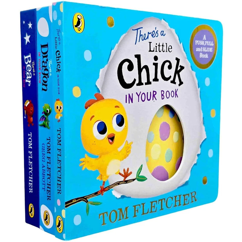 Who's In Your Book? Series 3 Picture Books Collection Set (There's a Dragon in Your Book, There's a Bear in Your Book  & There’s a Little Chick In Your Book) - The Book Bundle