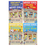 Wayside School Series by Louis Sachar 4 Books Set(Wayside School,Falling Down, Gets a Little Stranger  &  Beneath the Cloud of Doom ) - The Book Bundle