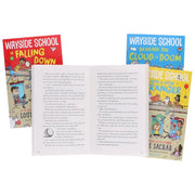 Wayside School Series by Louis Sachar 4 Books Set(Wayside School,Falling Down, Gets a Little Stranger  &  Beneath the Cloud of Doom ) - The Book Bundle