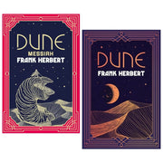 Hachette Dune Series Collectors Editions by Frank Herbert featuring Dune and Dune Messiah book set, with detailed cover art.