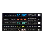 Hercule Poirot Series 5 Books Collection Set By Agatha Christie (Black Coffee, Peril at End House, Lord Edgware Dies, Murder on the Orient Express & The Mystery of the Blue Train) - The Book Bundle