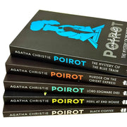 Hercule Poirot Series 5 Books Collection Set By Agatha Christie (Black Coffee, Peril at End House, Lord Edgware Dies, Murder on the Orient Express & The Mystery of the Blue Train) - The Book Bundle