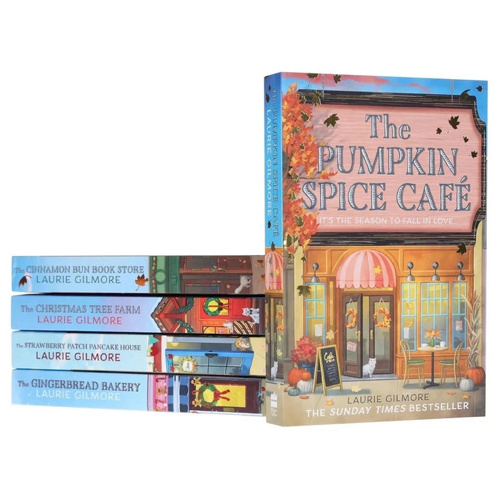 Dream Harbor Series 5 Books Collection Set By Laurie Gilmore (The Pumpkin Spice Café, The Cinnamon Bun Book Store) - The Book Bundle