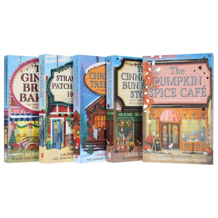 Dream Harbor Series 5 Books Collection Set By Laurie Gilmore (The Pumpkin Spice Café, The Cinnamon Bun Book Store) - The Book Bundle
