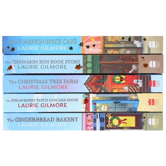 Dream Harbor Series 5 Books Collection Set By Laurie Gilmore (The Pumpkin Spice Café, The Cinnamon Bun Book Store) - The Book Bundle
