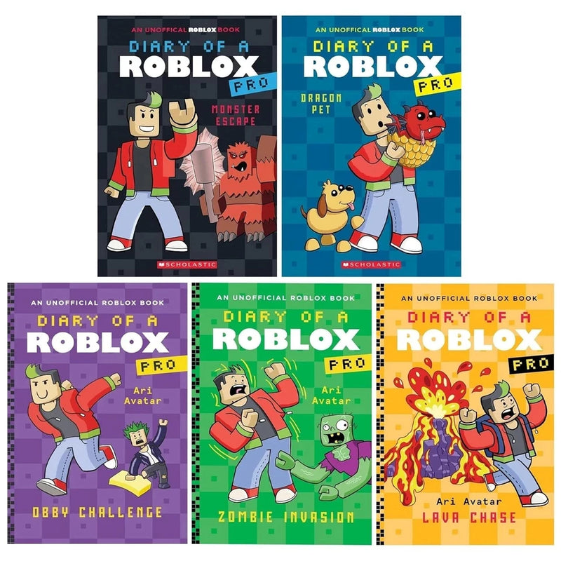 Diary of a Roblox Pro by Ari Avatar 5 Books Collection Set - The Book Bundle