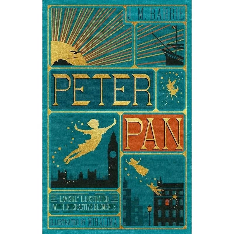 The Jungle Book,Peter Pan, Wonderful Wizard,Adventures of Pinocchio 4 Books Collection Set - The Book Bundle
