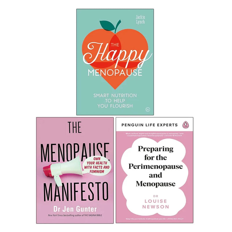 Preparing for the Perimenopause,Menopause Manifesto,Happy Menopause 3 Books Collection Set - The Book Bundle