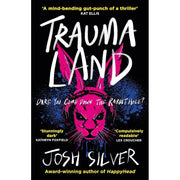 Three books from the Happy Head Series Collection by Josh Silver, including Happy Head, Dead Happy, and Traumaland, arranged on a shelf.