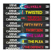 Eddie Flynn Series 10 Books Collection Set By Steve Cavanagh (Twisted, Thirteen, The Defence, The Plea, The Liar, Fifty-Fifty, The Devil's Advocate, The Accomplice, Witness 8 & Kill For Me Kill For You) - The Book Bundle
