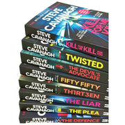 Eddie Flynn Series 10 Books Collection Set By Steve Cavanagh (Twisted, Thirteen, The Defence, The Plea, The Liar, Fifty-Fifty, The Devil's Advocate, The Accomplice, Witness 8 & Kill For Me Kill For You) - The Book Bundle