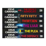 Eddie Flynn Series 6 Books Collection Set by Steve Cavanagh(The Defence, The Plea ,The Liar ,Thirteen, Fifty-Fifty & The Devil’s Advocate) - The Book Bundle
