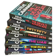 Eddie Flynn Series 6 Books Collection Set by Steve Cavanagh(The Defence, The Plea ,The Liar ,Thirteen, Fifty-Fifty & The Devil’s Advocate) - The Book Bundle