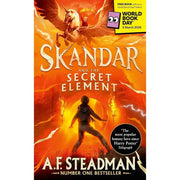 Skandar Series 4 Books Collection Set by A. F.Steadman(Secret Element,Chaos Trials,Phantom Rider & Unicorn Thief) - The Book Bundle
