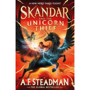 Skandar Series 4 Books Collection Set by A. F.Steadman(Secret Element,Chaos Trials,Phantom Rider & Unicorn Thief) - The Book Bundle