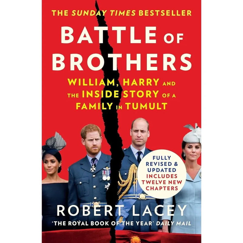 Three-book collection featuring Queen Elizabeth II, William, and Catherine by Sally Morgan, Robert Lacey, and Russell Myers.