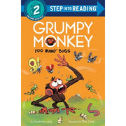 Grumpy Monkey Step Into Reading Series By Suzanne Lang 4 Books Collection Set(Grumpy Monkey Get Your Grumps Out, Grumpy Monkey Ready, Set, Bananas!, Grumpy Monkey The Egg-Sitter  & Grumpy Monkey Too Many Bugs) - The Book Bundle