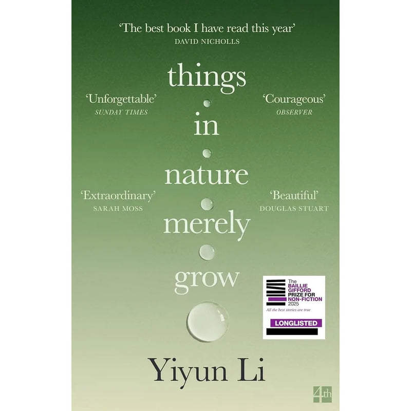 Yiyun Li 3 Books Collection Set (Things in Nature Merely Grow ,The Book of Goose &A Thousand Years of Good Prayers) - The Book Bundle