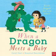 When a Dragon Series By Caryl Hart 5 Books Collection Set (When a Dragon Comes to Stay ,When a Dragon Isn't Well, When a Dragon Goes to School, When a Dragon Loves Christmas  & When a Dragon Meets a Baby) - The Book Bundle