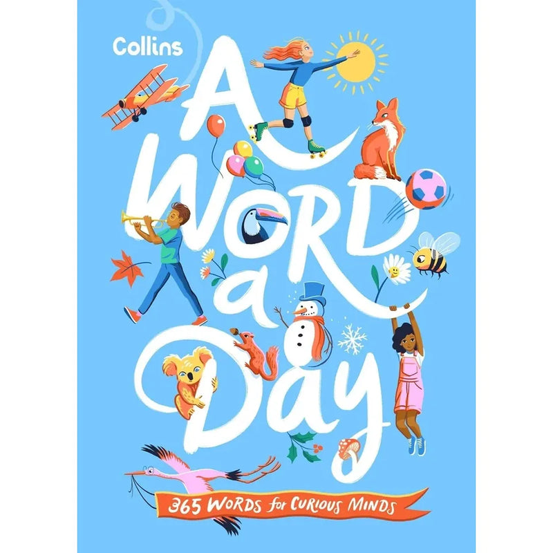 Collins Kids 2 Books Collection Set(Collins A Word a Day & Spill the Beans) - The Book Bundle