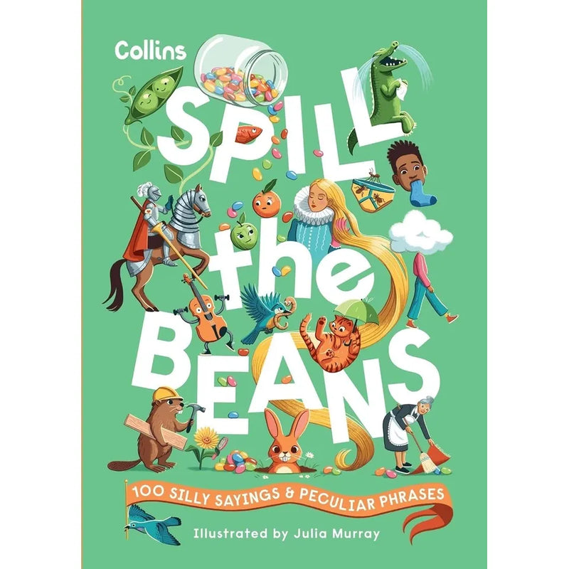 Collins Kids 2 Books Collection Set(Collins A Word a Day & Spill the Beans) - The Book Bundle