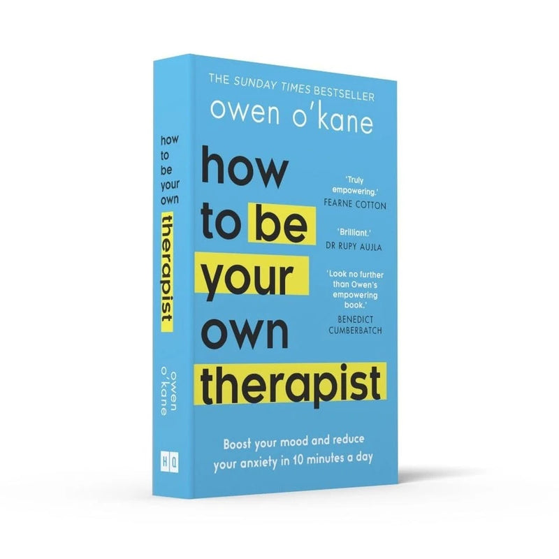 Paperback of "How to Be Your Own Therapist" by Owen O’Kane, featuring a clean cover design with the title and author's name.