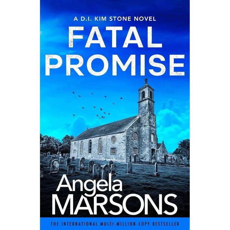 Three paperback books from Angela Marsons' Detective Kim Stone Series collection by Bookouture, featuring crime fiction covers.