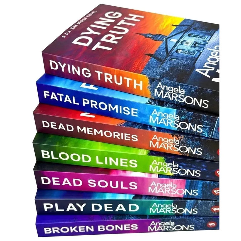 Detective Kim Stone Series by Angela Marsons, 7-book paperback collection, fiction crime novels by Bookouture Ltd.