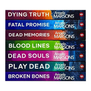 Seven paperback detective novels from Angela Marsons' Kim Stone series, fiction crime books by Bookouture Ltd.