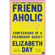 Two paperback books from Elizabeth Day's Failosophy and Friendaholic collection, featuring nonfiction titles on relatable life topics.