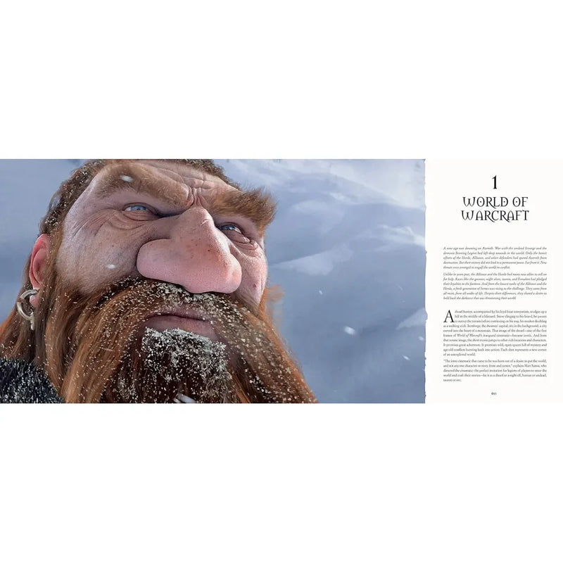 Hardcover book titled The Cinematic Art of World of Warcraft: Volume 1 by Gregory Solano and Matt Burns, with cover image.