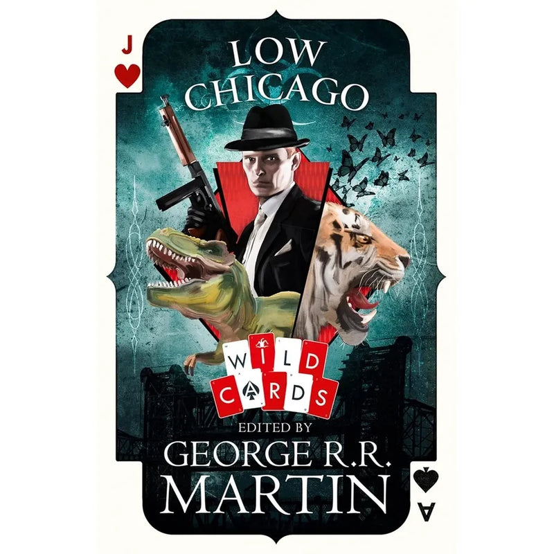 Set of five paperback Wild Cards Series books by George R.R. Martin, fiction collection published by HarperVoyager.