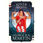 Five paperback Wild Cards Series books by George R.R. Martin, fiction collection in a HarperVoyager set, shown in a tidy stack.