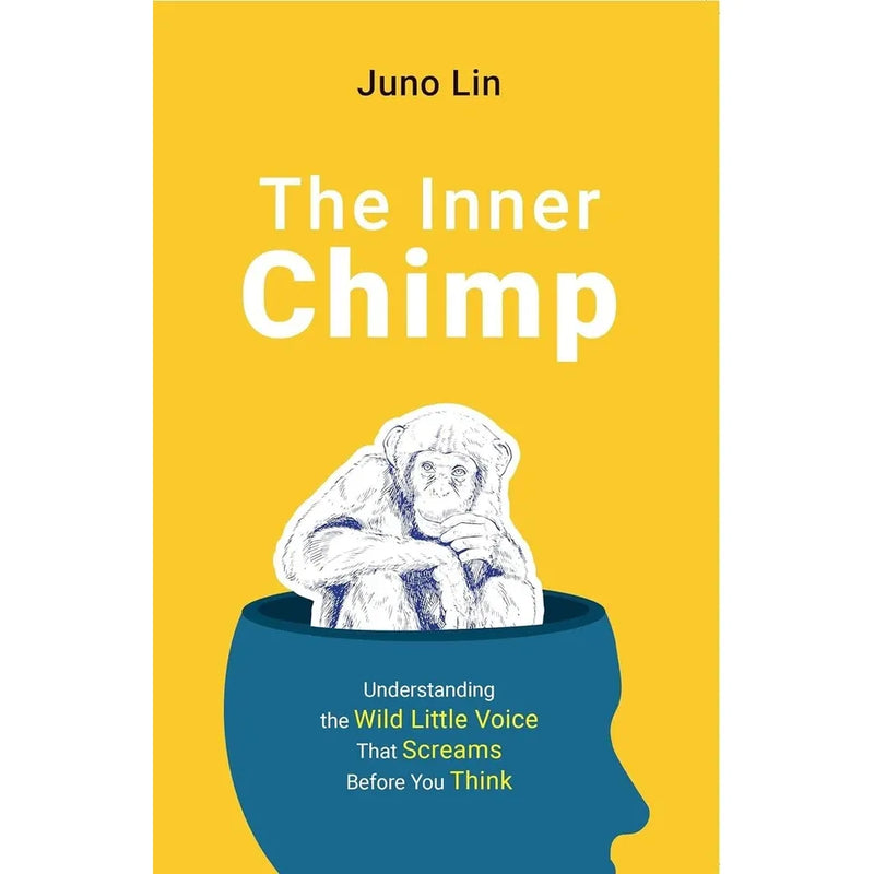 Inner Chimp Mind Management for Parents book set by Professor Steve Peters and Juno Lin, featuring two paperback non-fiction books.