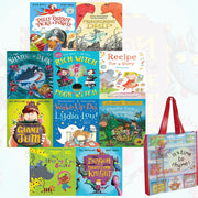 Set of 10 Macmillan Children's Books with illustrated bedtime stories for kids aged 3 to 7, featuring colorful paperback covers.