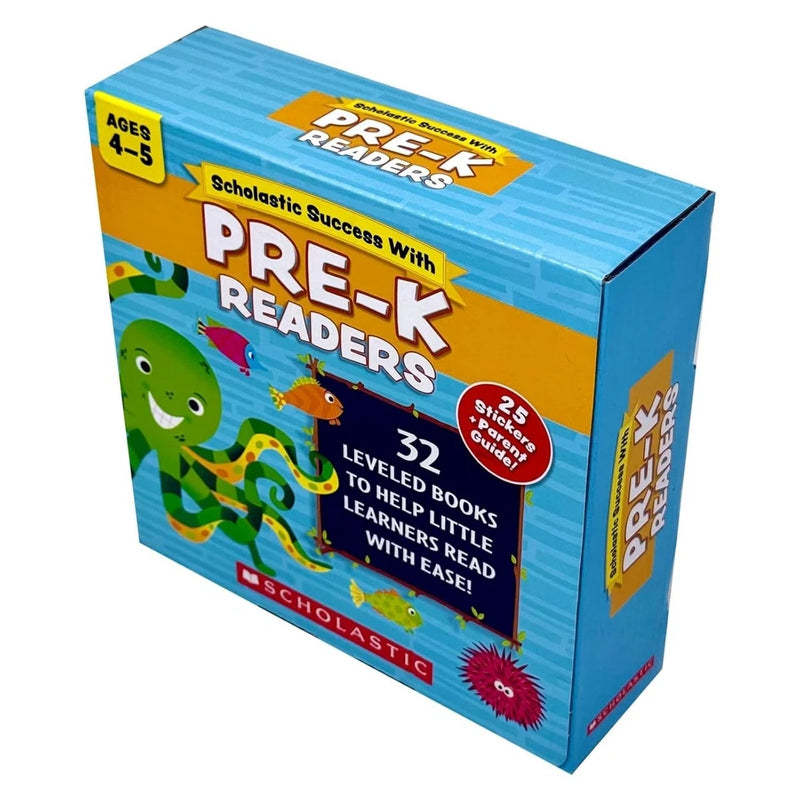 Scholastic Success With Pre-K Readers 32 Books Collection Box Set - Ages 3-5 - Non Fiction - The Book Bundle
