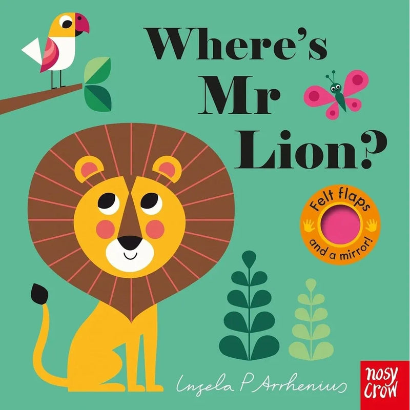 Set of five children's board books from the Where's Animals Collection by Ingela P Arrhenius, featuring colorful animal illustrations for ages 0-2.