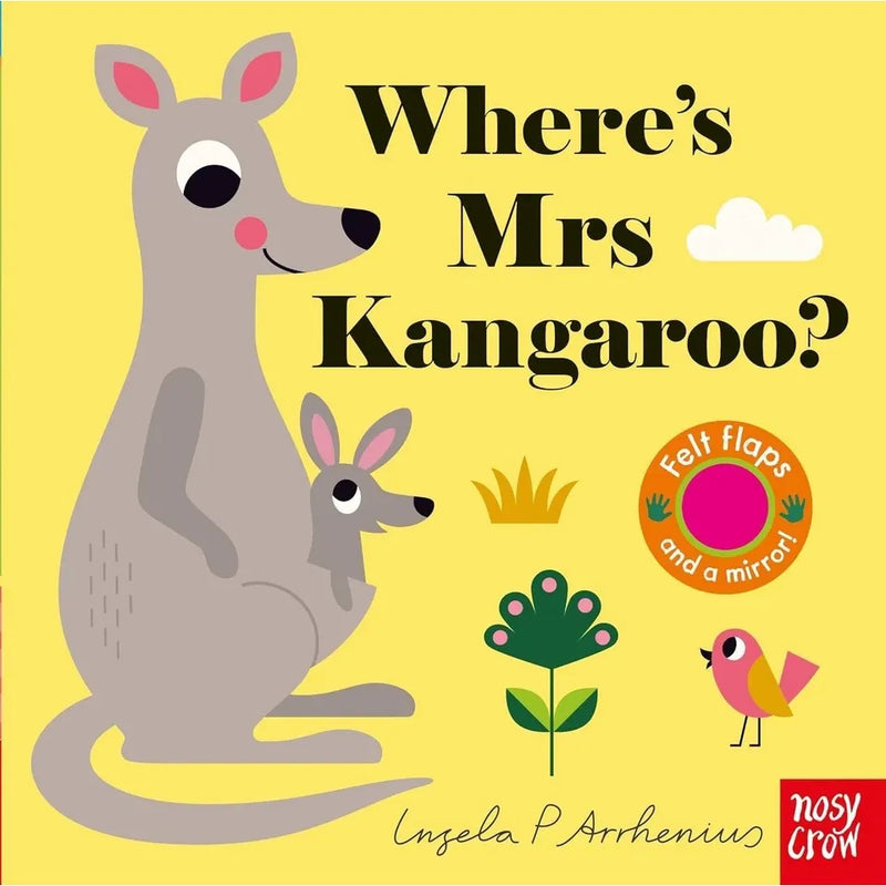 Set of five Nosy Crow Ltd board books from Ingela P Arrhenius' Where's Animals Collection for ages 0-2, featuring colorful animal illustrations.