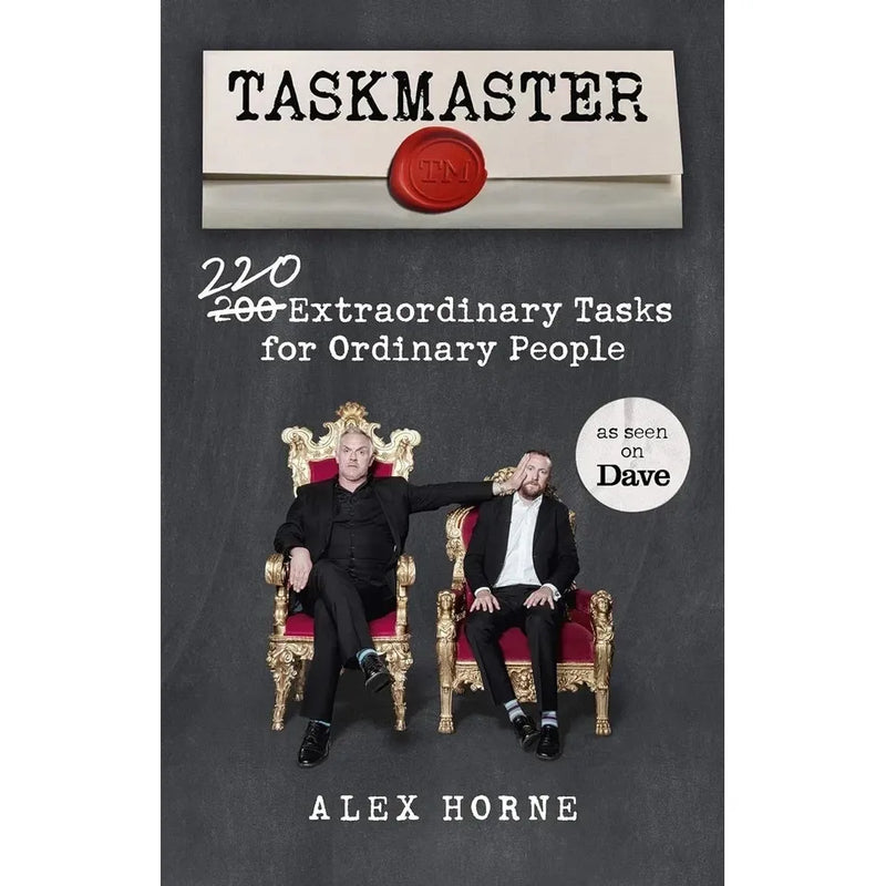 Alex Horne Taskmaster 2 Books Collection Set(Bring Me The Head Of The Taskmaster& Taskmaster: 220 Extraordinary Tasks for Ordinary People) - The Book Bundle