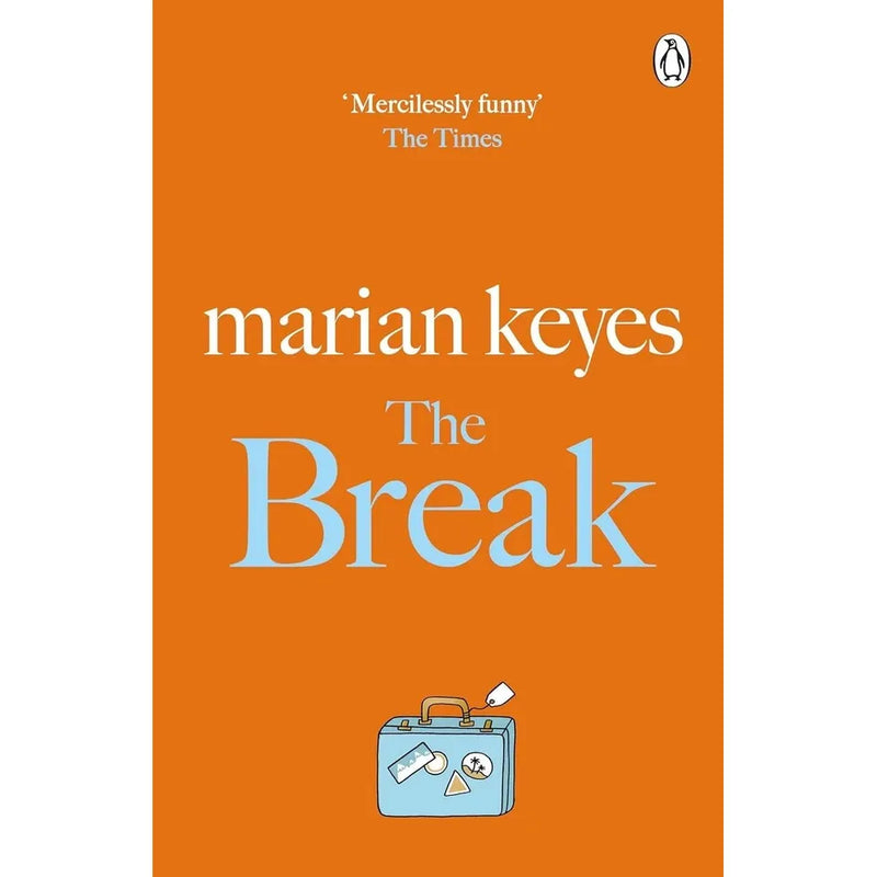 Collection of Marian Keyes' The Break and Grown Ups 2 paperback books by Penguin/Michael Joseph, featuring colorful cover art.