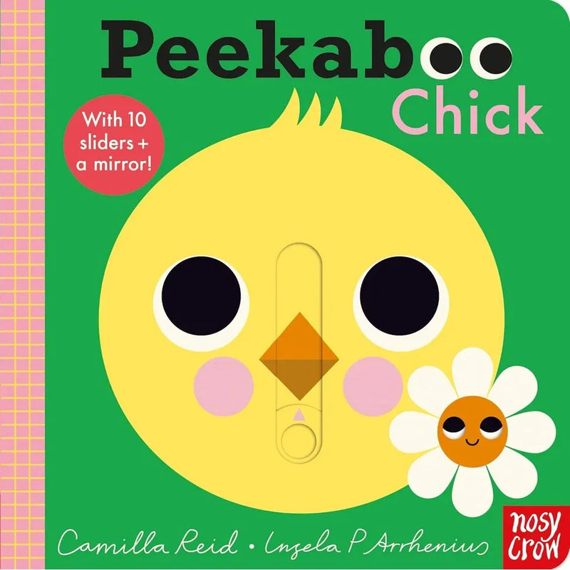 Set of four Camilla Reid Peekaboo Series board books for ages 0–2 by Nosy Crow Ltd, featuring colorful, engaging illustrations for young children.