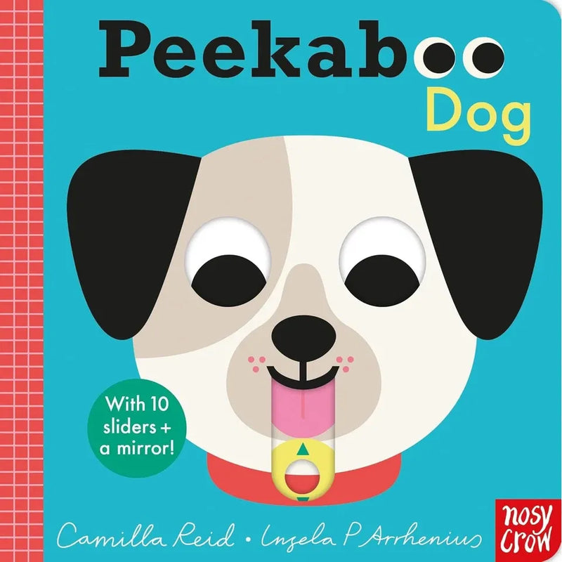 Set of four Peekaboo Series board books by Camilla Reid for ages 0-2, featuring colorful, interactive illustrations for young children.