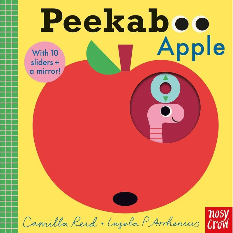 Four board books from the Peekaboo Series by Camilla Reid for ages 0-2, featuring colorful illustrations and simple stories.