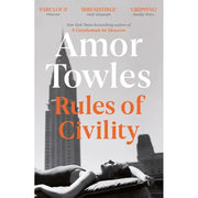 Set of four paperback books by Amor Towles, including A Gentleman in Moscow and related fiction titles, published by Windmill Books.