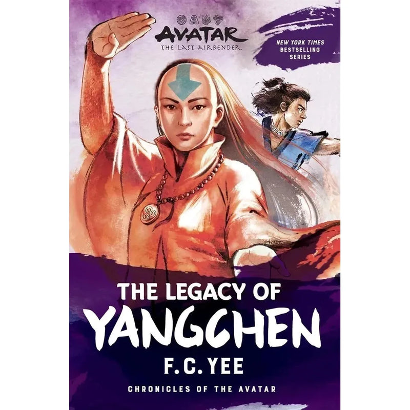 Four paperback books from the Chronicles of the Avatar collection by F.C. Yee, featuring colorful cover art and fantasy themes.