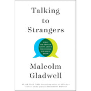 Collection of four Malcolm Gladwell non-fiction books, including Talking to Strangers and The Bomber Mafia, in mixed formats.