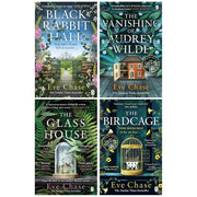Four paperback fiction books by Eve Chase, including Black Rabbit Hall and The Vanishing of Audrey Wilde, in a collection set.