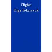 Six paperback fiction books including Drive Your Plow Over the Bones of the Dead from Fitzcarraldo Editions, featuring works by Tokarczuk and others.